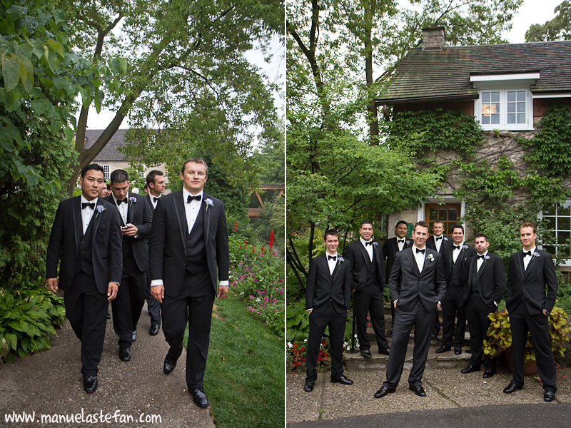 Groomsmen at Old Mill Ancaster 01