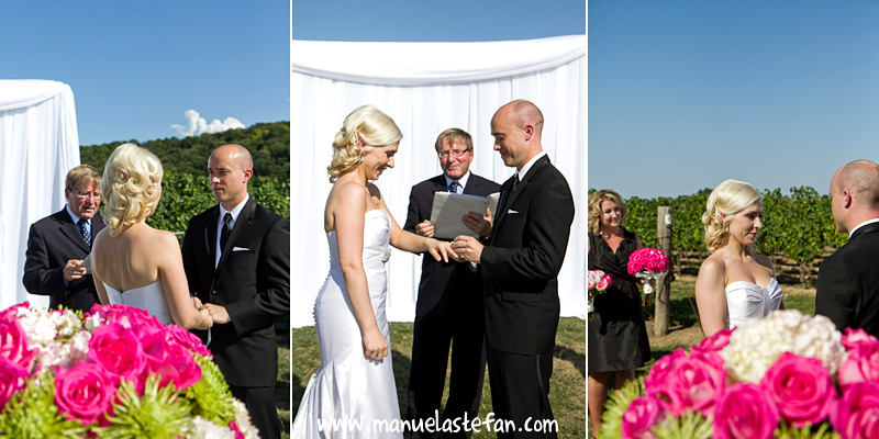 Wedding ceremony at Cave Springs 01