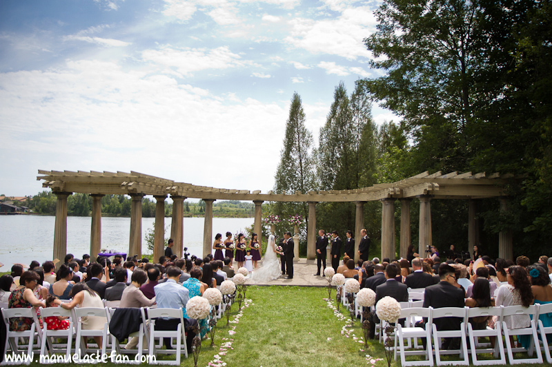 Wedding ceremony at Eaton Hall 01