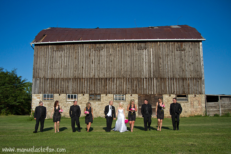 Wedding party at Cave Springs 01