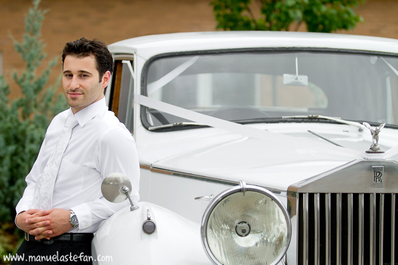 Groom with Rolls Royce 01