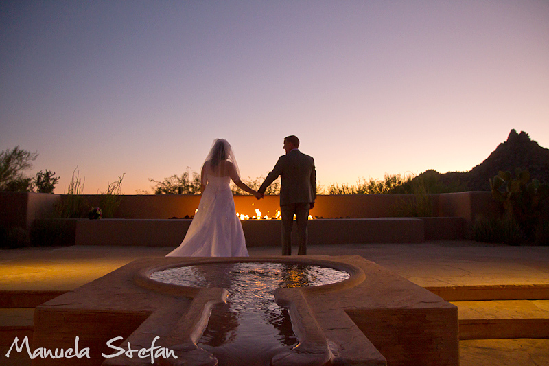 Couple at sunset Four Seasons Scottsdale