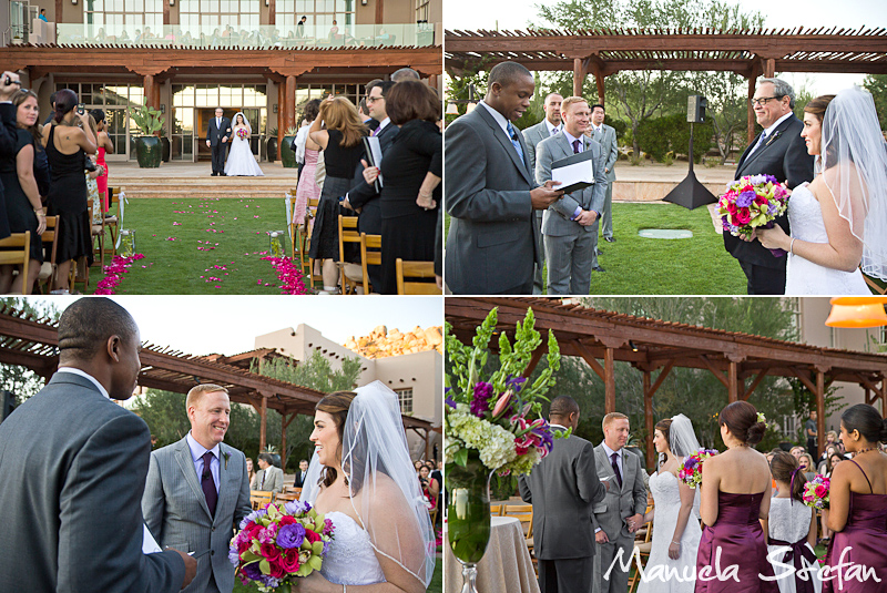 Outdoor wedding ceremony at Four Seasons Scottdale