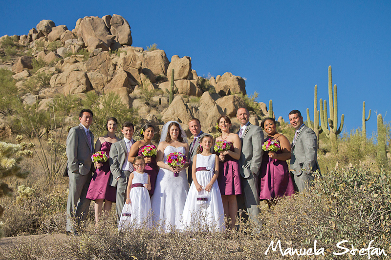 Wedding party at Four Seasons Scottsdale 01