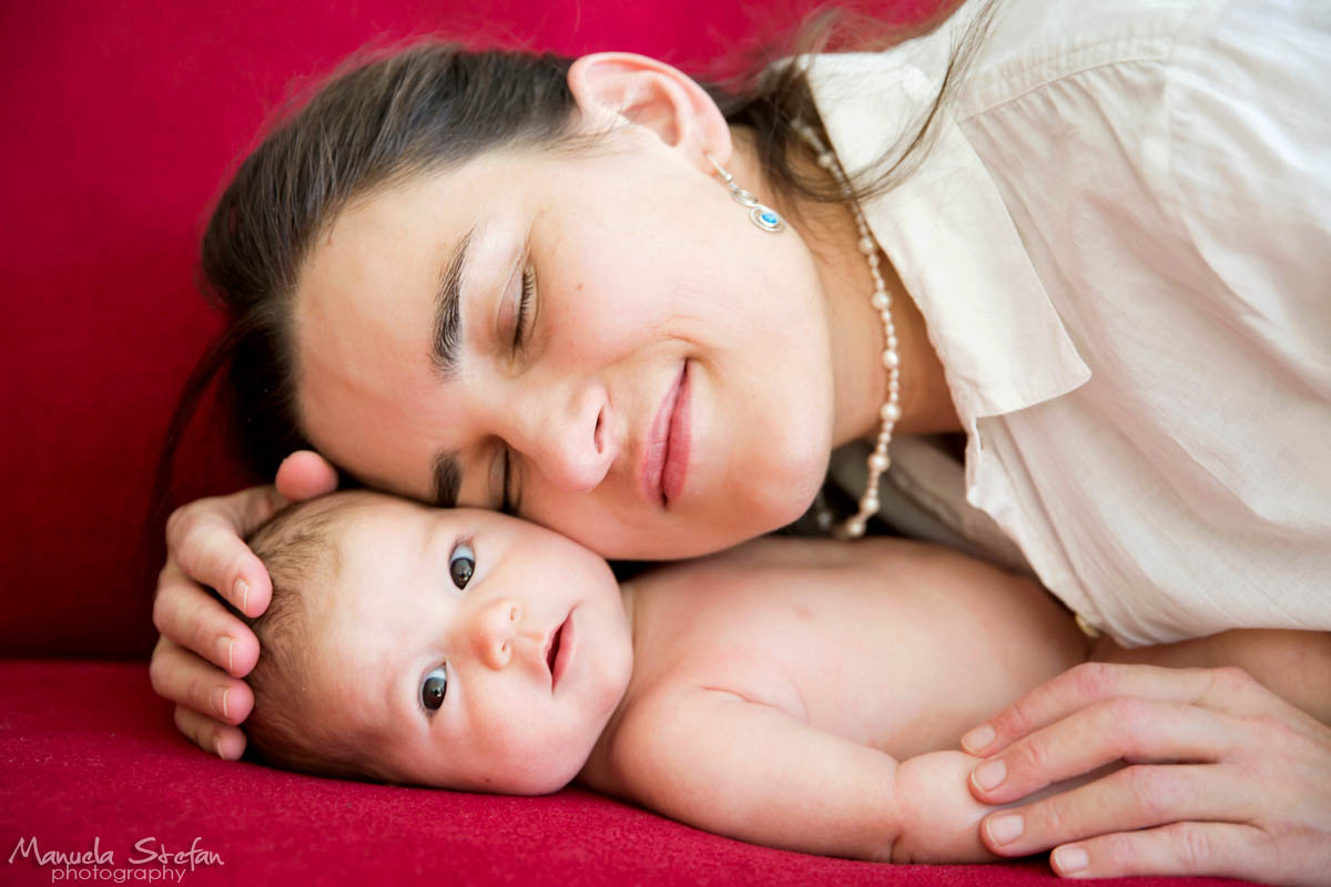 Mother and baby portrait photography
