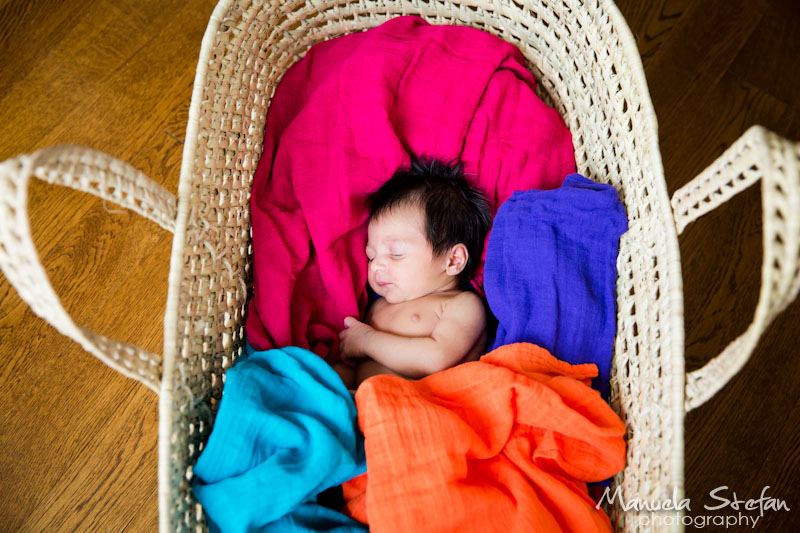 Creative newborn photography