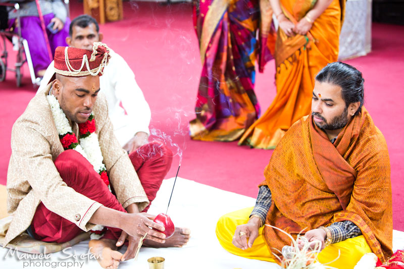 Indian groom portrait