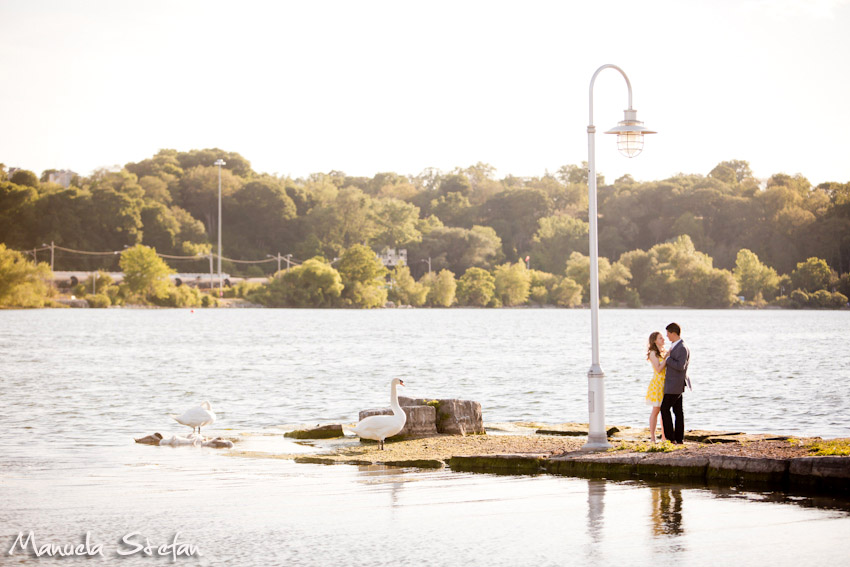 Hamilton waterfront engagement photos