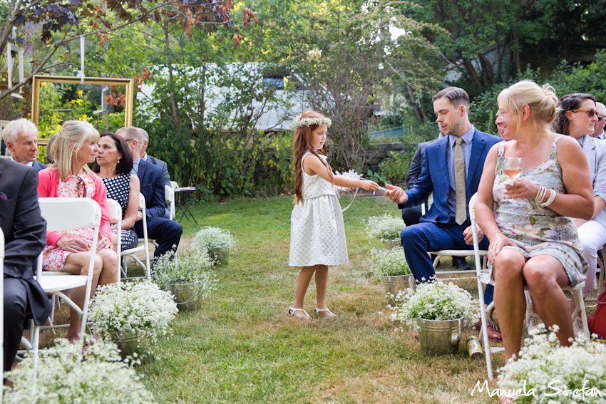 Backyard wedding Peterborough