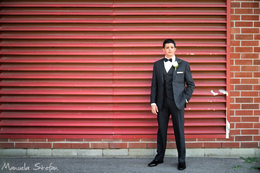 Elegant groom