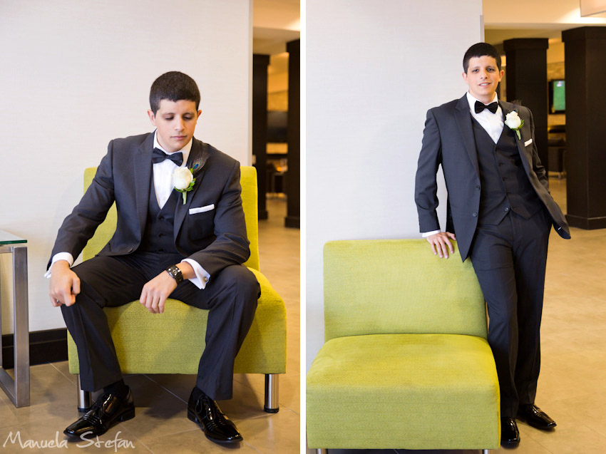 Elegant groom portraits