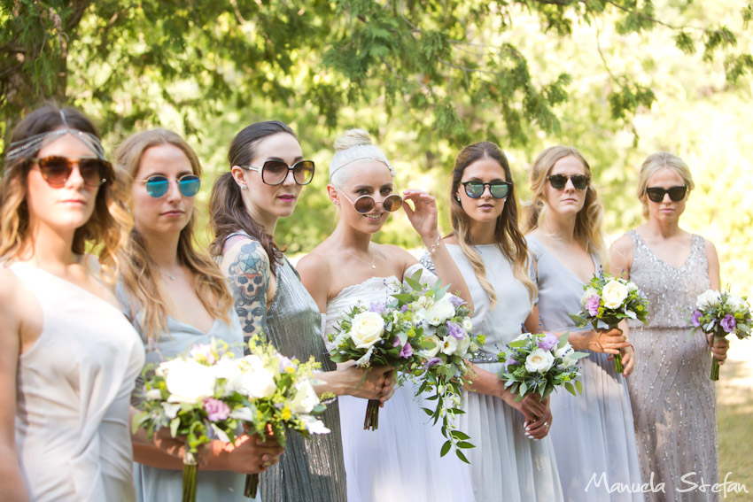 Fun bridesmaids photos