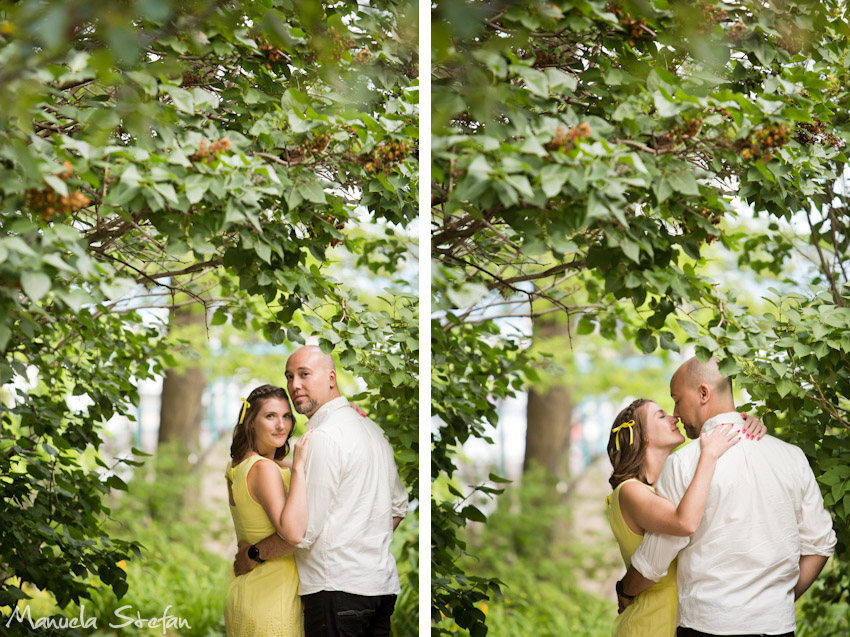 Toronto Music Garden engagement