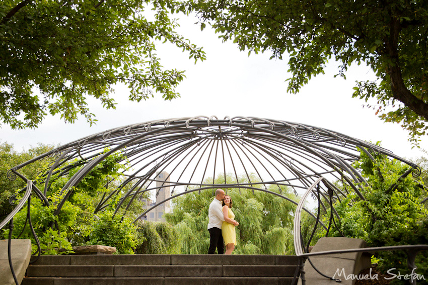 Toronto Music Garden engagement photos