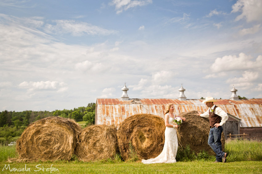 Wedding portraits at Pine Brook Farm