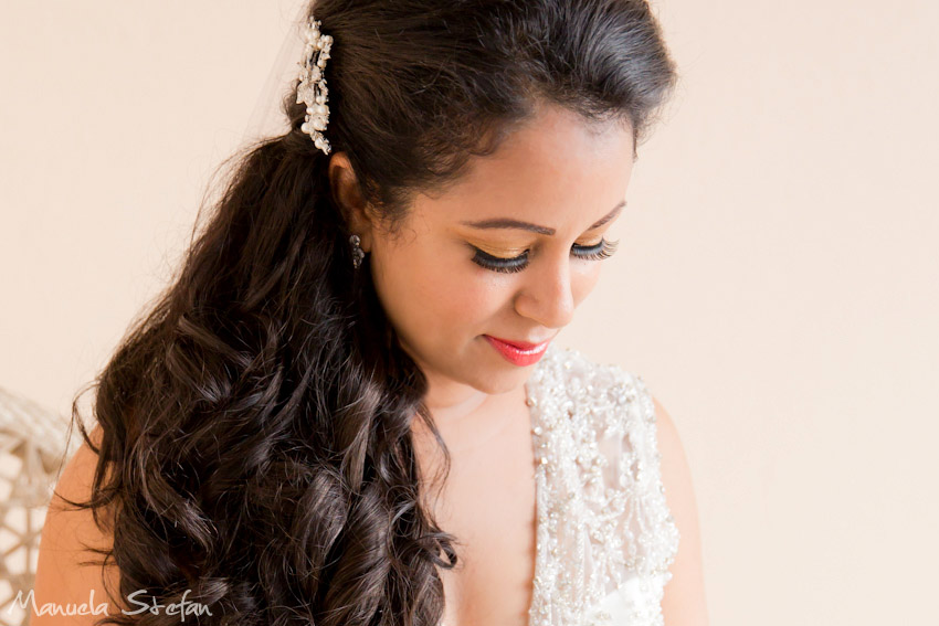 Elegant bride at Grand Palladium hotel