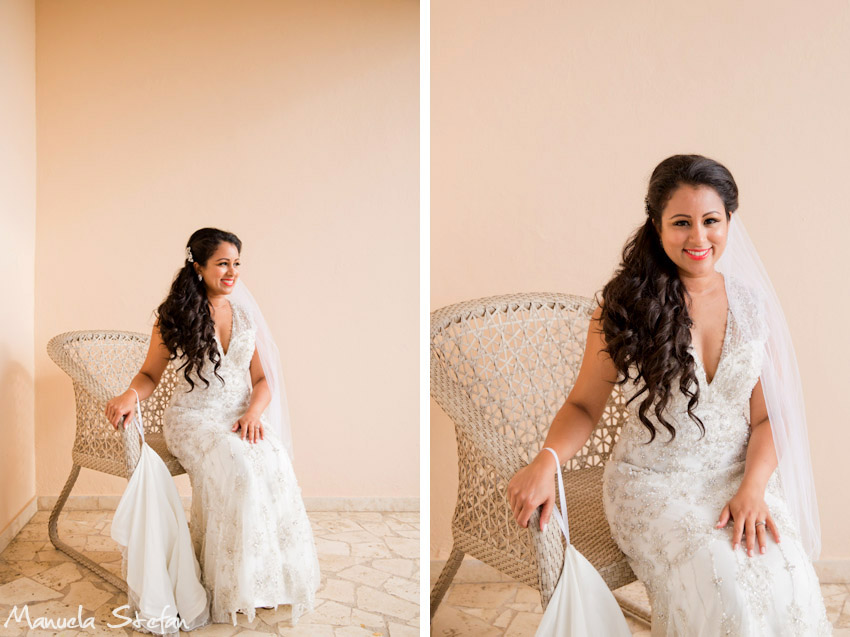 Elegant bride at Grand Palladium