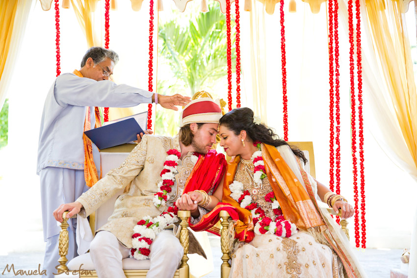 Hindu ceremony blessings Jamaica