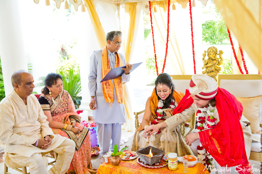 Hindu fire ceremony at Grand Palladium Jamaica