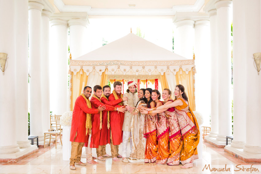 Indian wedding party at Grand Palladium