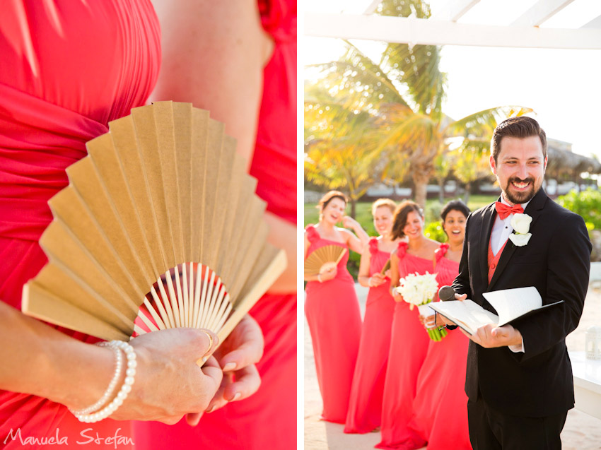 Sunset beach wedding Jamaica