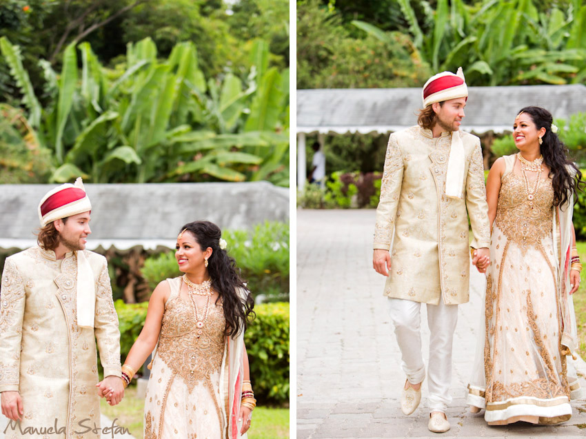 Wedding couple at Grand Palladium Resort and Spa