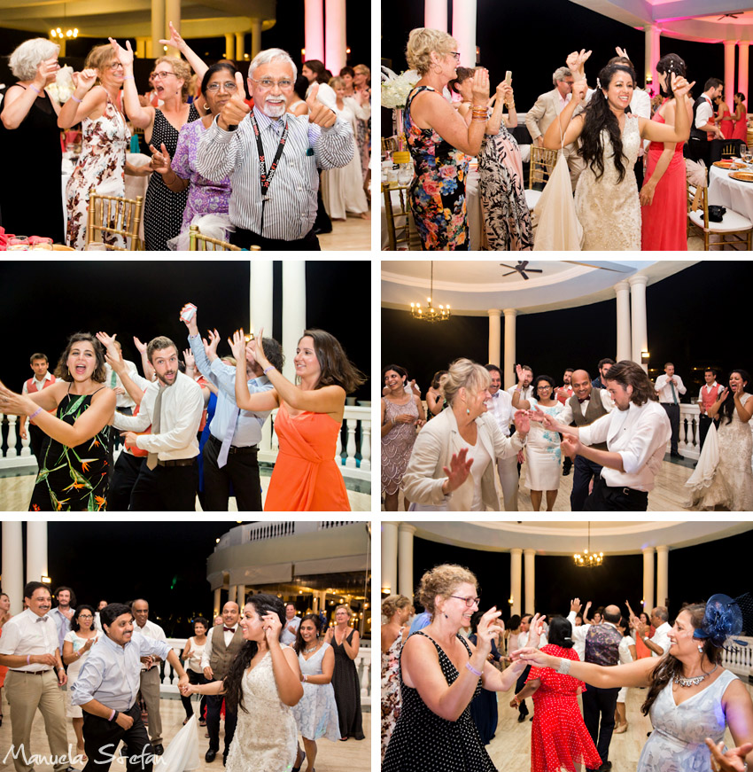 Wedding reception dances at Grand Palladium Resort