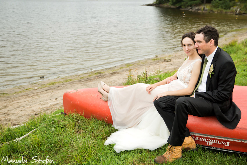 bride-groom-and-red-canoe