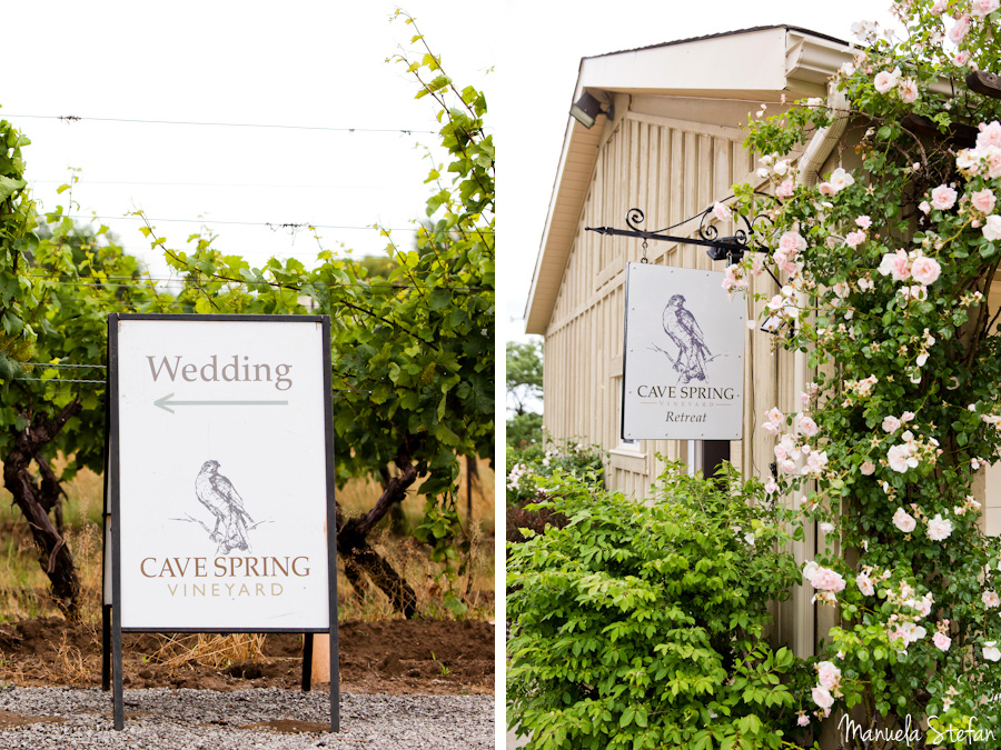 Cave Spring Vineyard wedding
