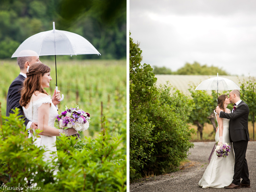 Vineyard wedding portraits