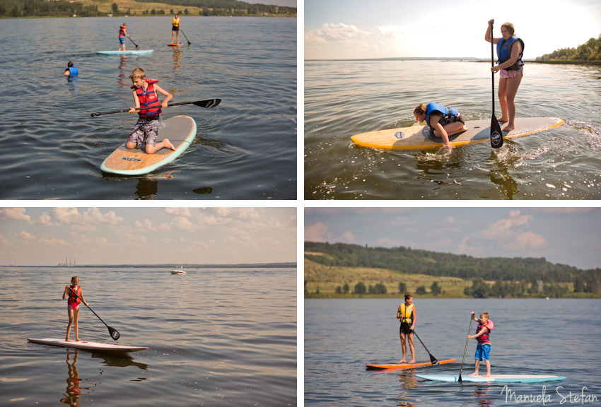 Camp Yowochas stand up paddle boarding