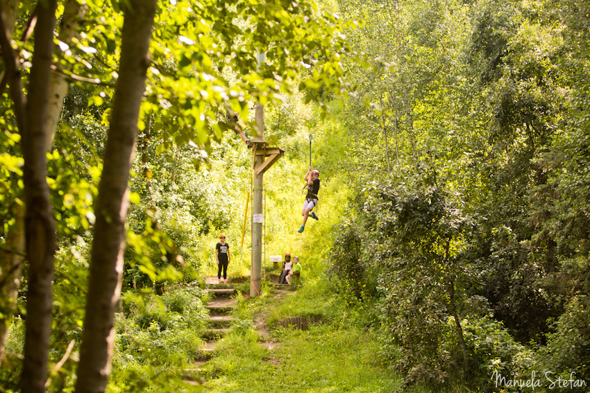 Hearet heroes camp ziplining