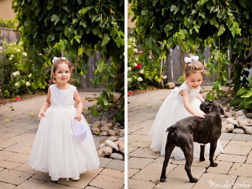 Cute flower girl