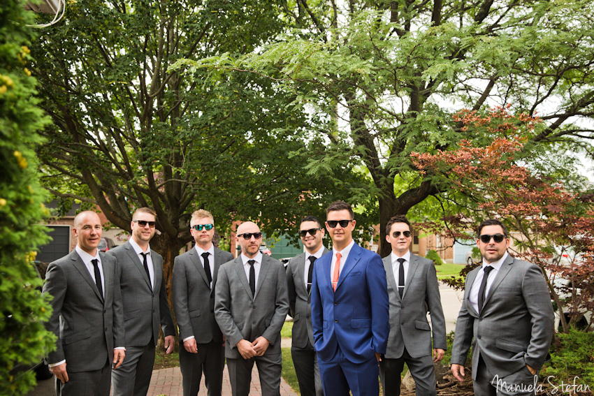 Elegant groomsmen