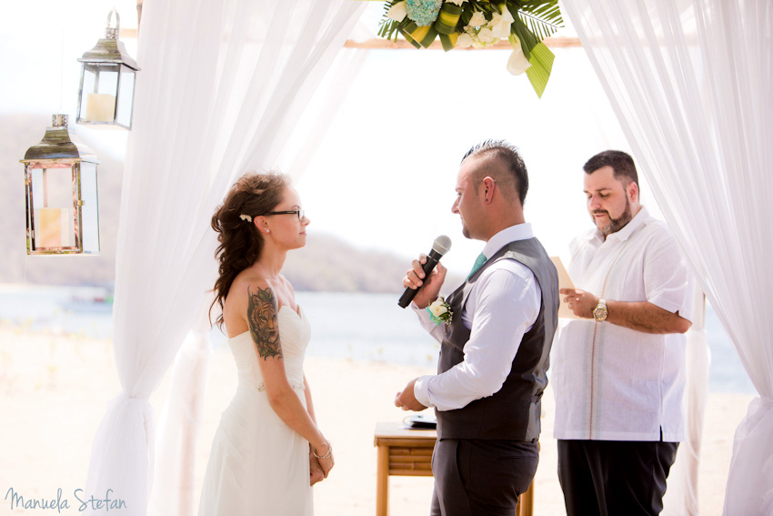 Beach wedding Costa Rica