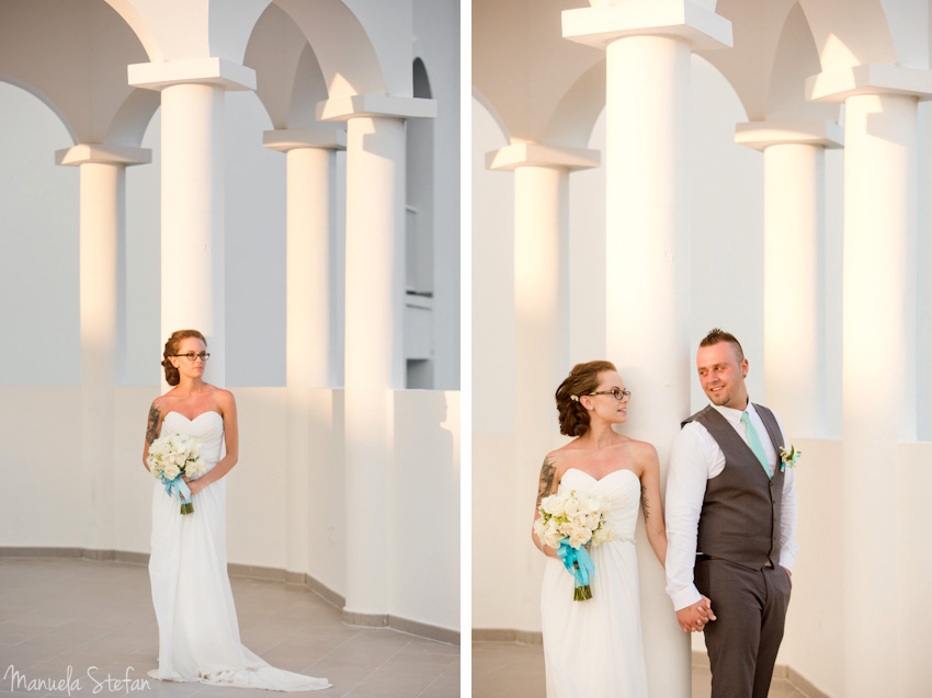 Bride and groom in Guanacaste