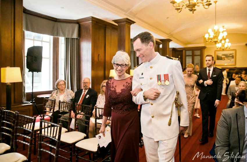 Groom and mother