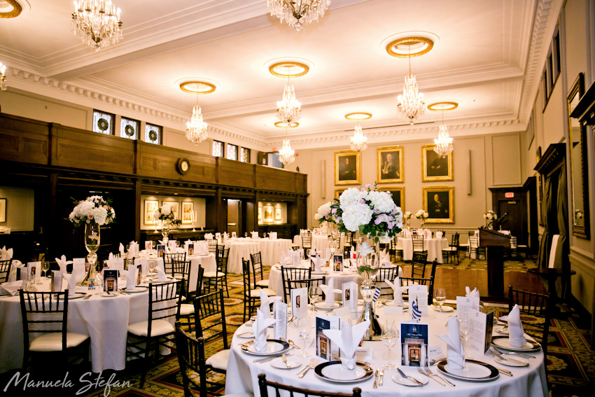 National Club Toronto wedding reception