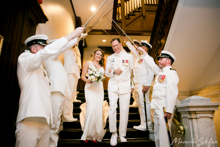 Royal Canadian Navy wedding