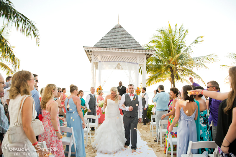 Jamaica beach wedding