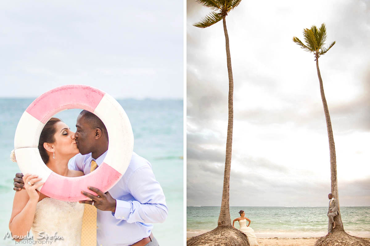 Beach wedding photography