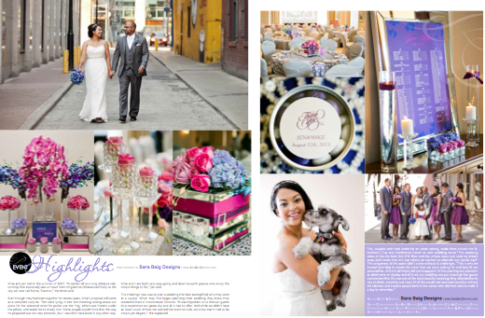 Elegant wedding magazine Indian feature